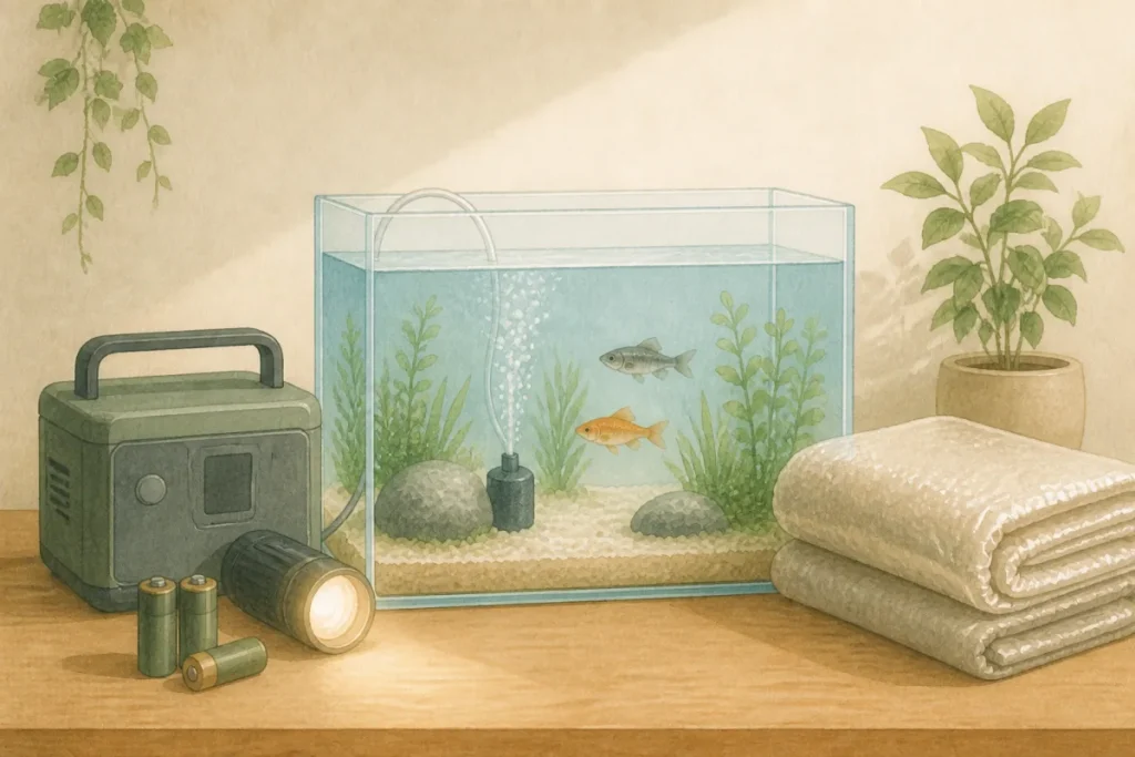 停電に備える水槽管理|平常時に作るアクアリウム防災チェックリスト