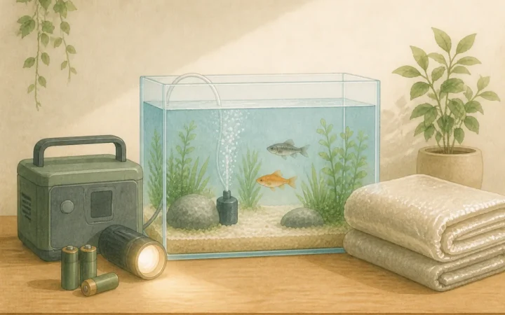 停電に備える水槽管理｜平常時に作るアクアリウム防災チェックリスト