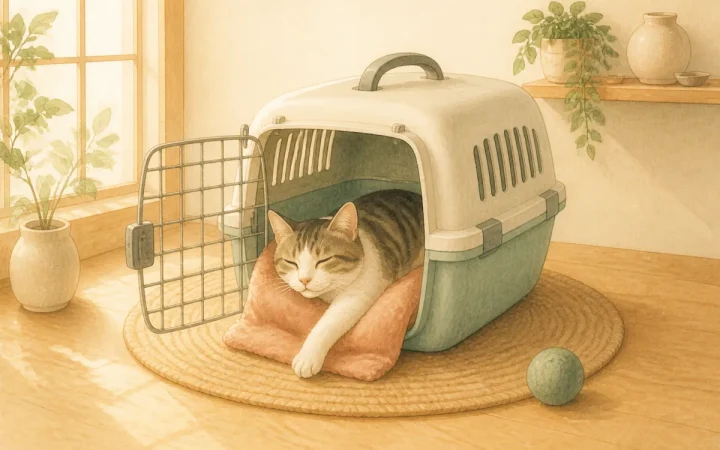 猫をキャリーに慣らす方法｜通院・災害に備える日常の工夫