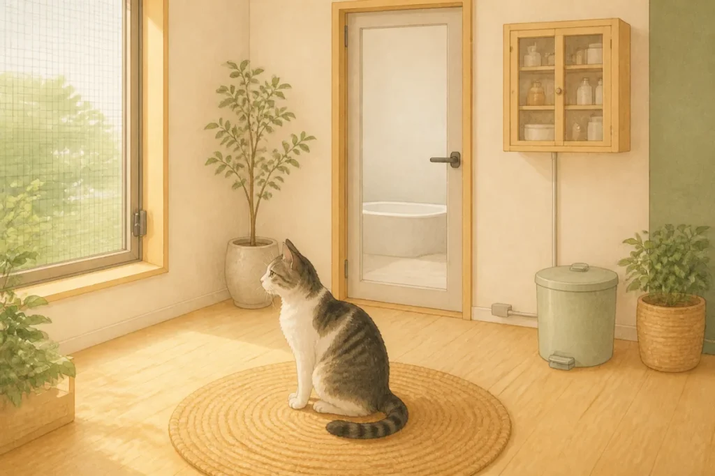 猫のいる家の安全対策チェックリスト｜誤飲・脱走・浴室を点検