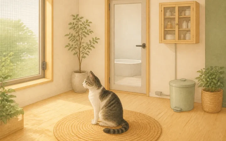 猫のいる家の安全対策チェックリスト｜誤飲・脱走・浴室を点検