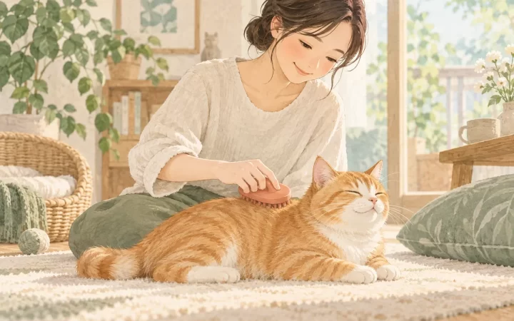 猫がブラシを嫌がるときに｜HARIOグルッテ ソフトの確認点