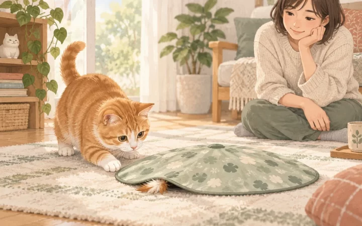 猫が退屈そうなときに｜キャッチ・ミー・イフ・ユー・キャン2