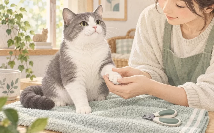 猫が爪切りを嫌がるときに｜猫壱の爪切りと短く終える工夫