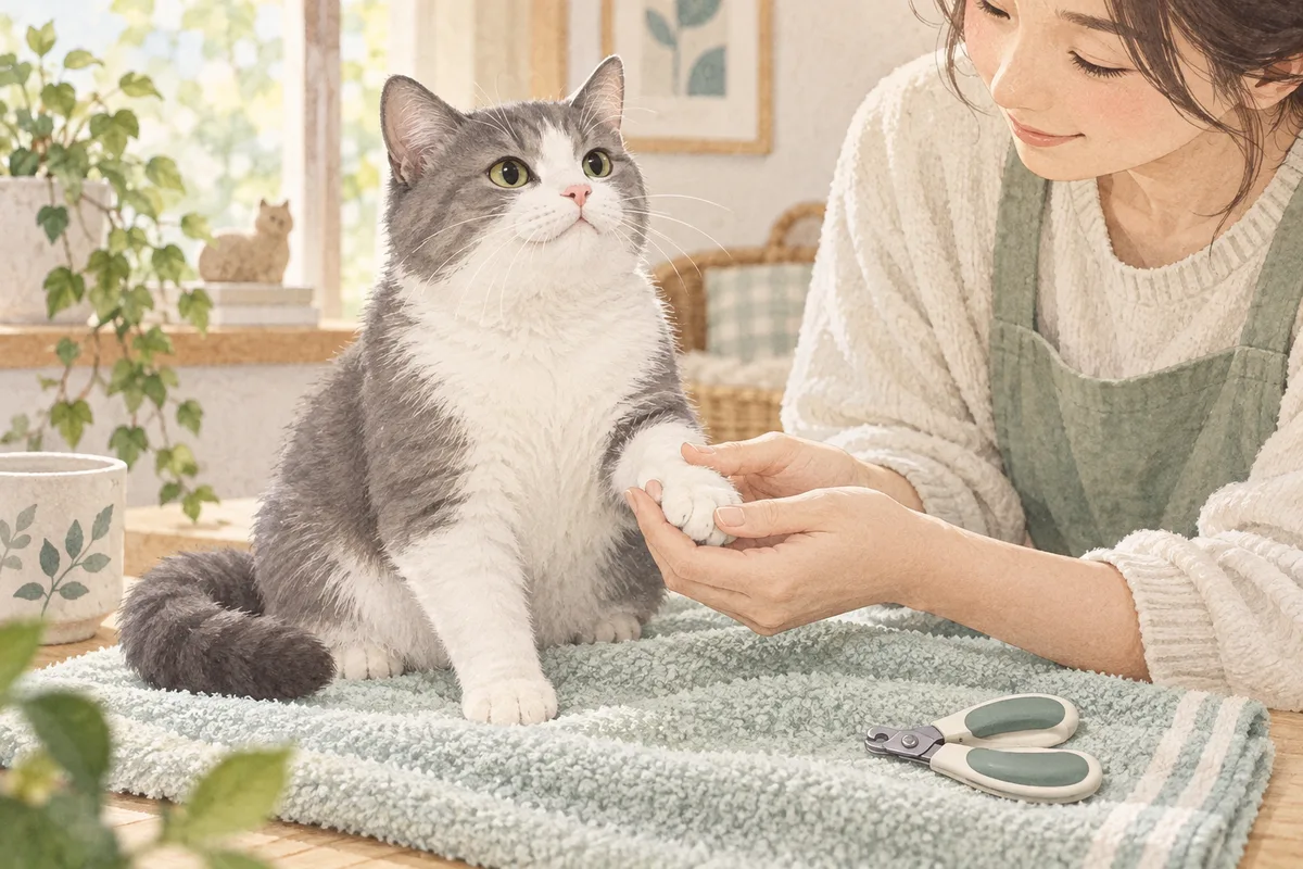 猫が爪切りを嫌がるときに|猫壱の爪切りと短く終える工夫