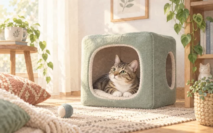 猫の隠れ場所を作るなら｜キャットプレイキューブの選び方
