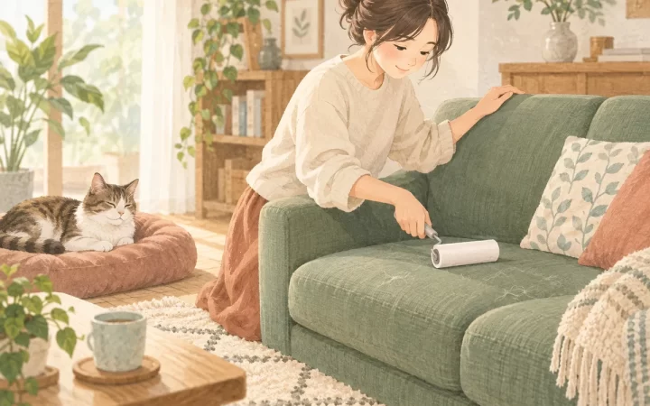 ソファの猫の抜け毛対策に｜コロコロ ハイグレードSC C4315
