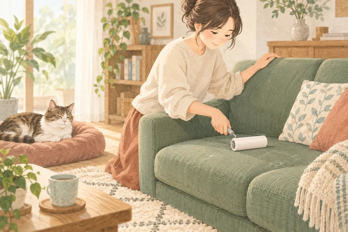 ソファの猫の抜け毛対策に｜コロコロ ハイグレードSC C4315