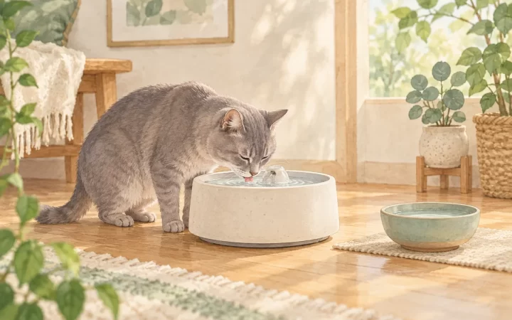 猫の給水器を選ぶなら｜ピュアクリスタル ウェル2.5Lの確認点